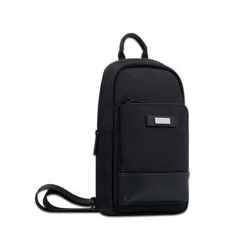 품질  Scratch Resistant Business Sling Bag Black color For College School 공장